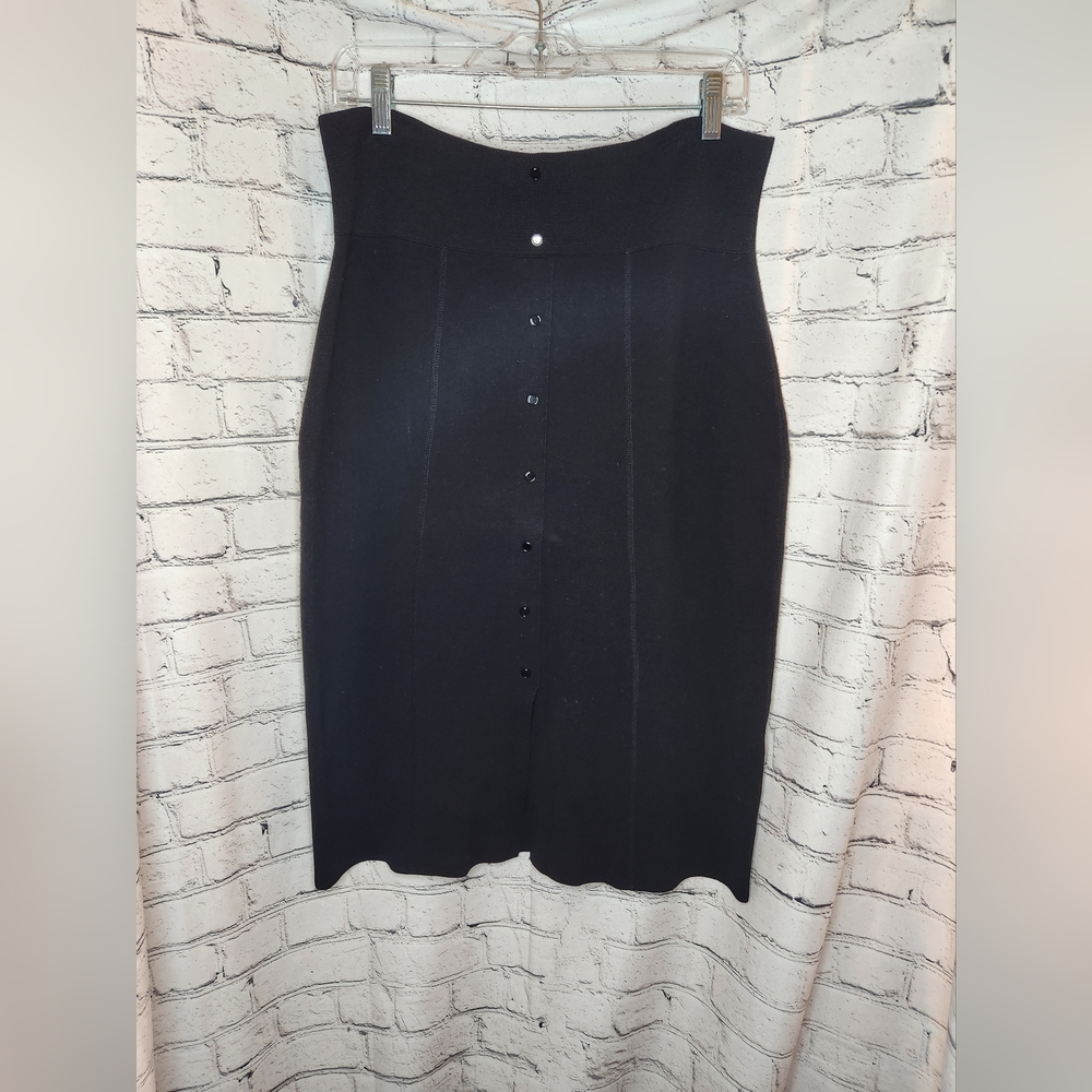 White House Black Market Black Pencil Skirt Size Large